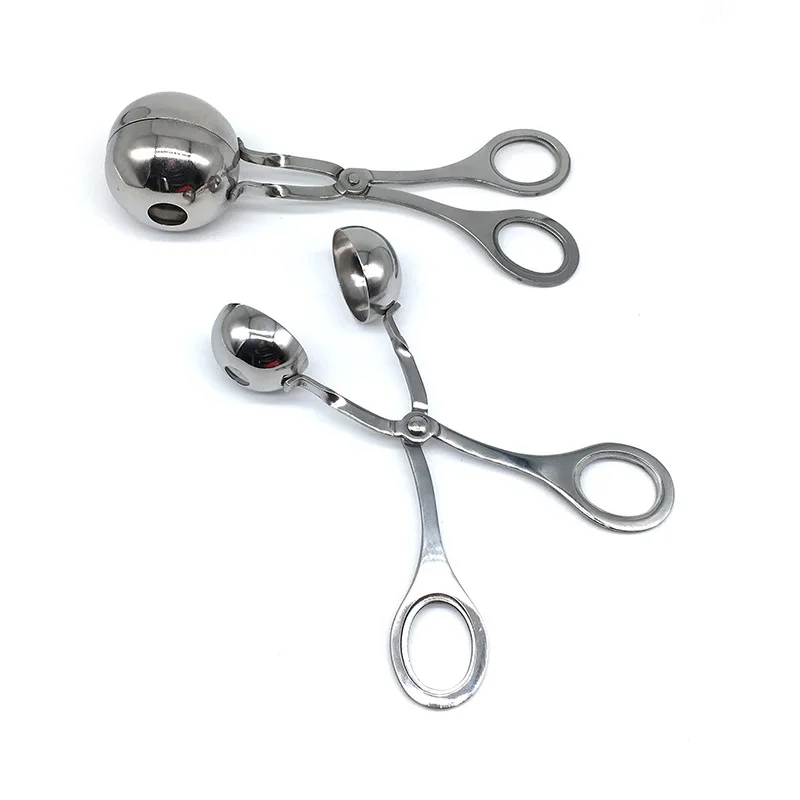 

Stainless Steel Kitchen Ball Maker Meatball Production Mold Convenient Fried Meatballs Making Spoon Kitchen Meat Tools