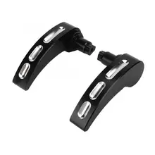 Алюминиевый сплав черный край режущая крышка седловой сумки подъемник рукоятка защелки рычаги мотоциклиста aksesuarlari