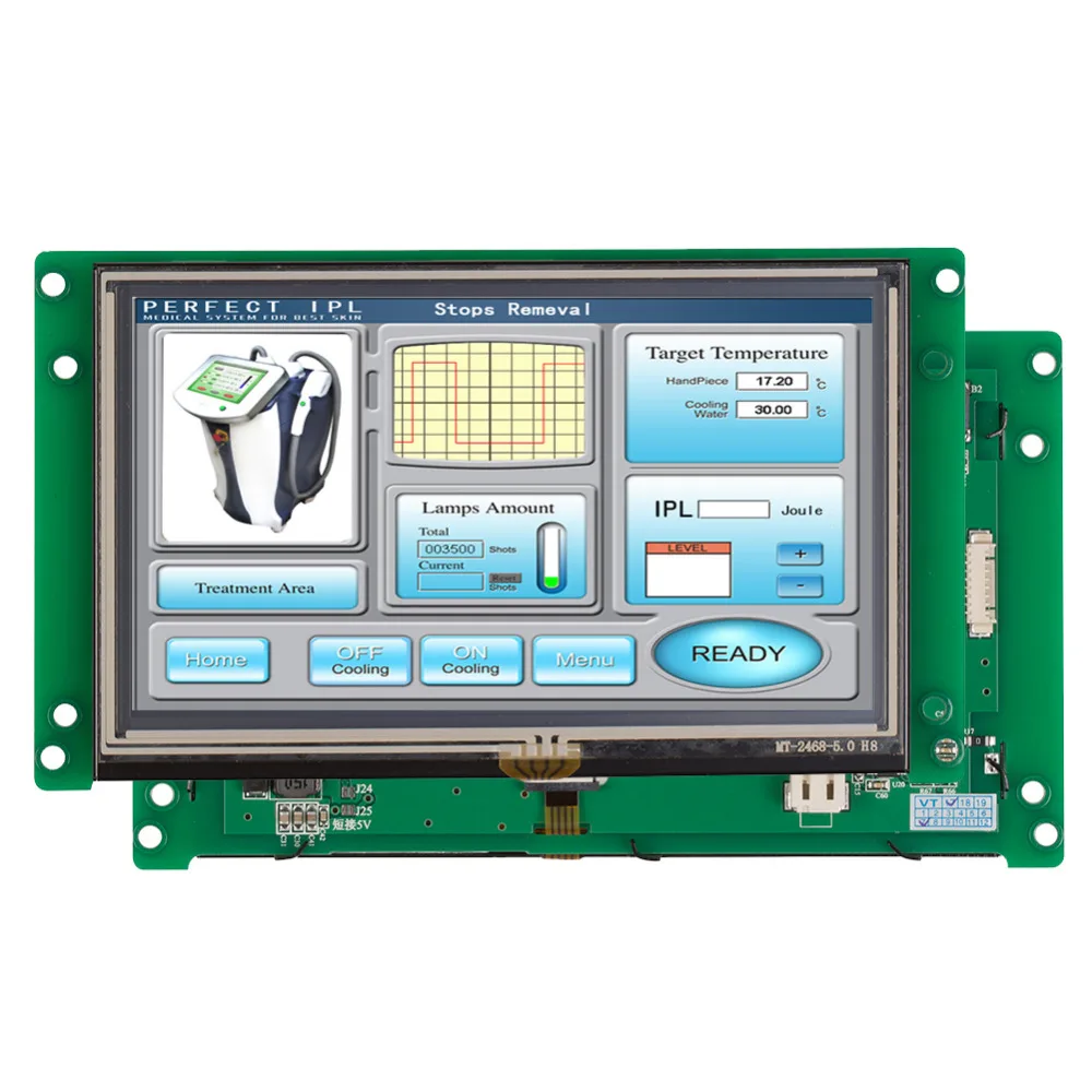 Модуль 5,0 TFT lcd с сенсорной панелью управления в полях автоматического управления