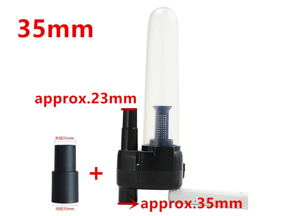 Comprar 35mm interceptor de polvo vacío separador ciclónico colector de polvo filtro exterior