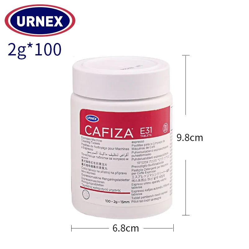 

1pcs Urnex Cafiza Espresso And Cappuccino Machine Cleaning Tablets 100 Tablets