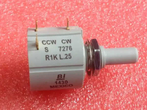 Original Potentiometer CCW CW S 7276 R1K L.25 BI Mexico