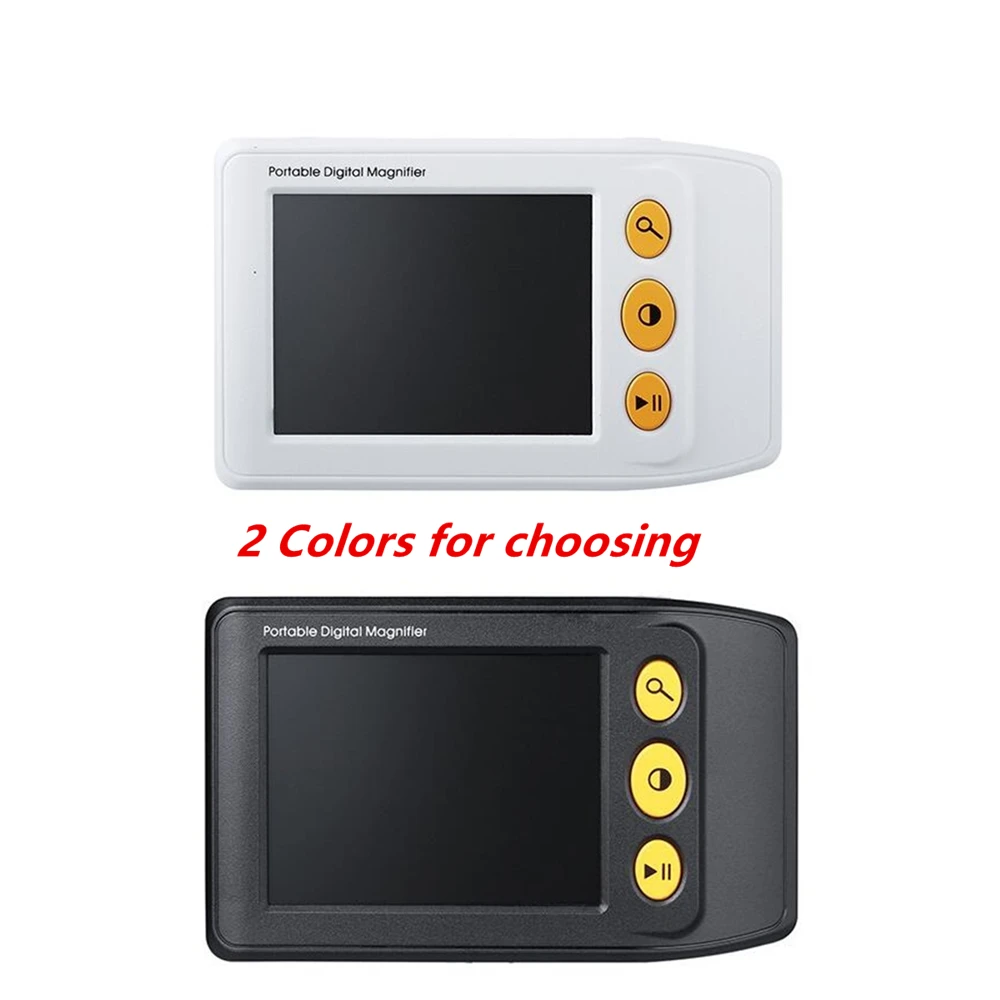 

LED Illuminated 2X-25X Low Vision Aids Reading Electronic Magnifier 3.5 Inch Screen Digital Camera TV Output Supported