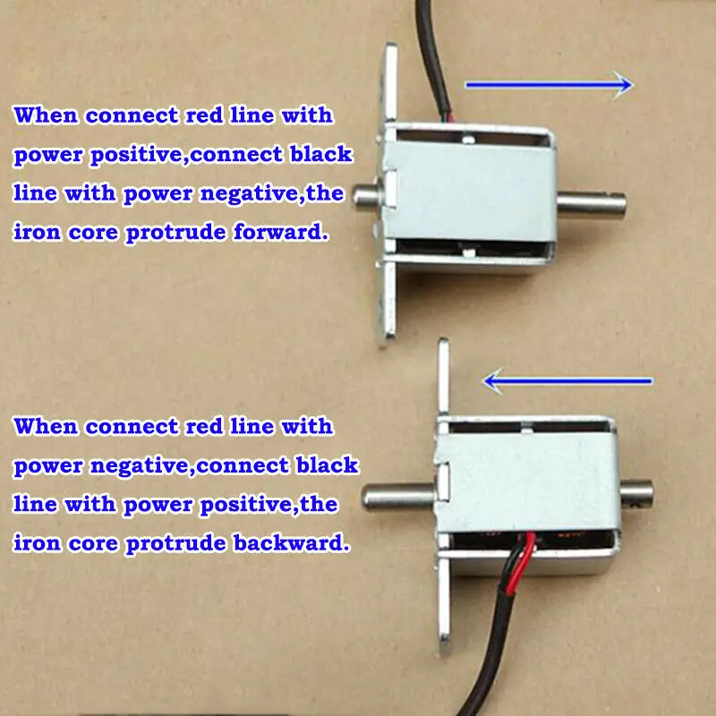 DC 12V Мини Электромагнит постоянного тока пуш-ап Тип 2-полосная Self-Retainin Электрический магнит для бытовых Приспособления Весна Магнит