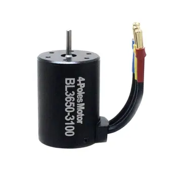 

High Quality BL 3650 KV3100 4Poles Sensorless Brushless Motor For 1/10 Scale RC Car Truck #525