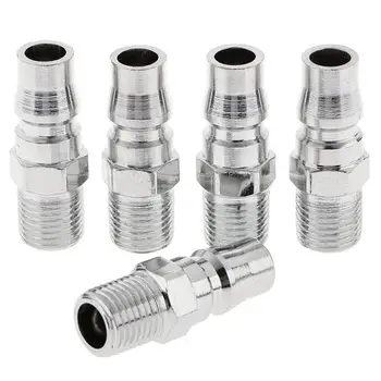 

PM20-RC 1/4 Male Thread Quick Release Coupler Connector Air Line Hose Coupling Compressor Pack of 5