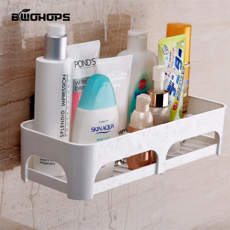 

Bathroom Shelf Free Drilling Kitchen WC Toilet Suction Wall Sucker Free Drilling Wall Hanging Toothbrush Holder Storage Rack