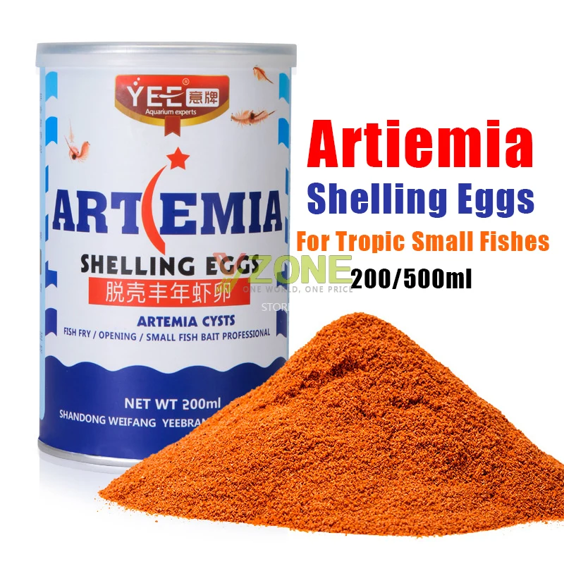 Aquarium Tropic Fish Food Artemia Shelling Eggs For Small Fishes