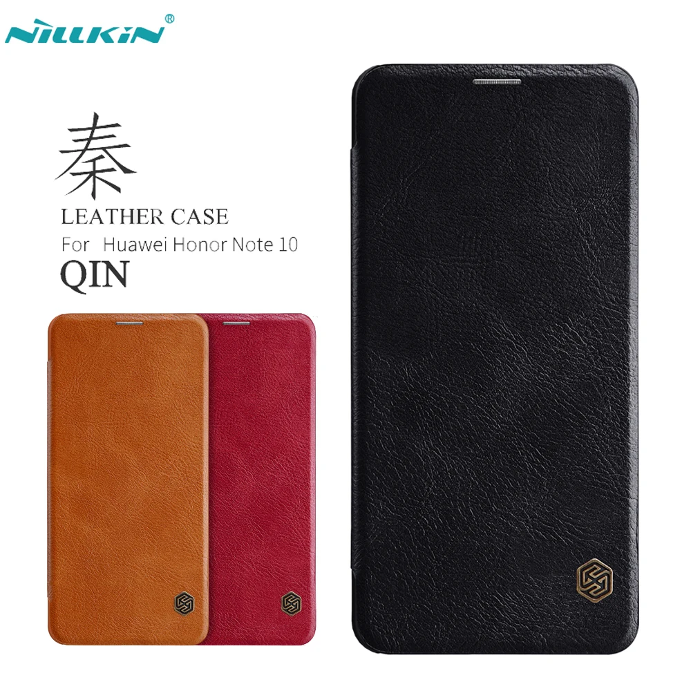 

Huawei Honor Note 10 Case Huawei Honor Note 10 Flip Cover Case Nillkin Qin Series PU Leather With Card Bag