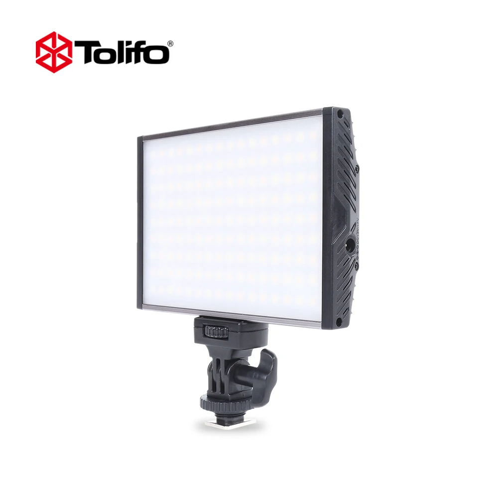 Tolifo PT-15B Light Weight Ultra Thin Alum Alloy Construction Bi-color 3200K-5600K LED Video Light for Camera and Camcorder Tolifo PT-15B Light Weight Ultra Thin Alum Alloy Construction Bi-color 3200K-5600K LED Video Light for Camera and Camcorder