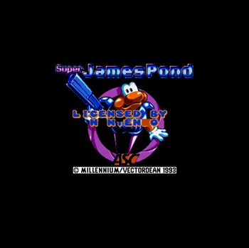 

Super James Pond 16 bit Big Gray Game Card For NTSC Game Player Drop Shipping