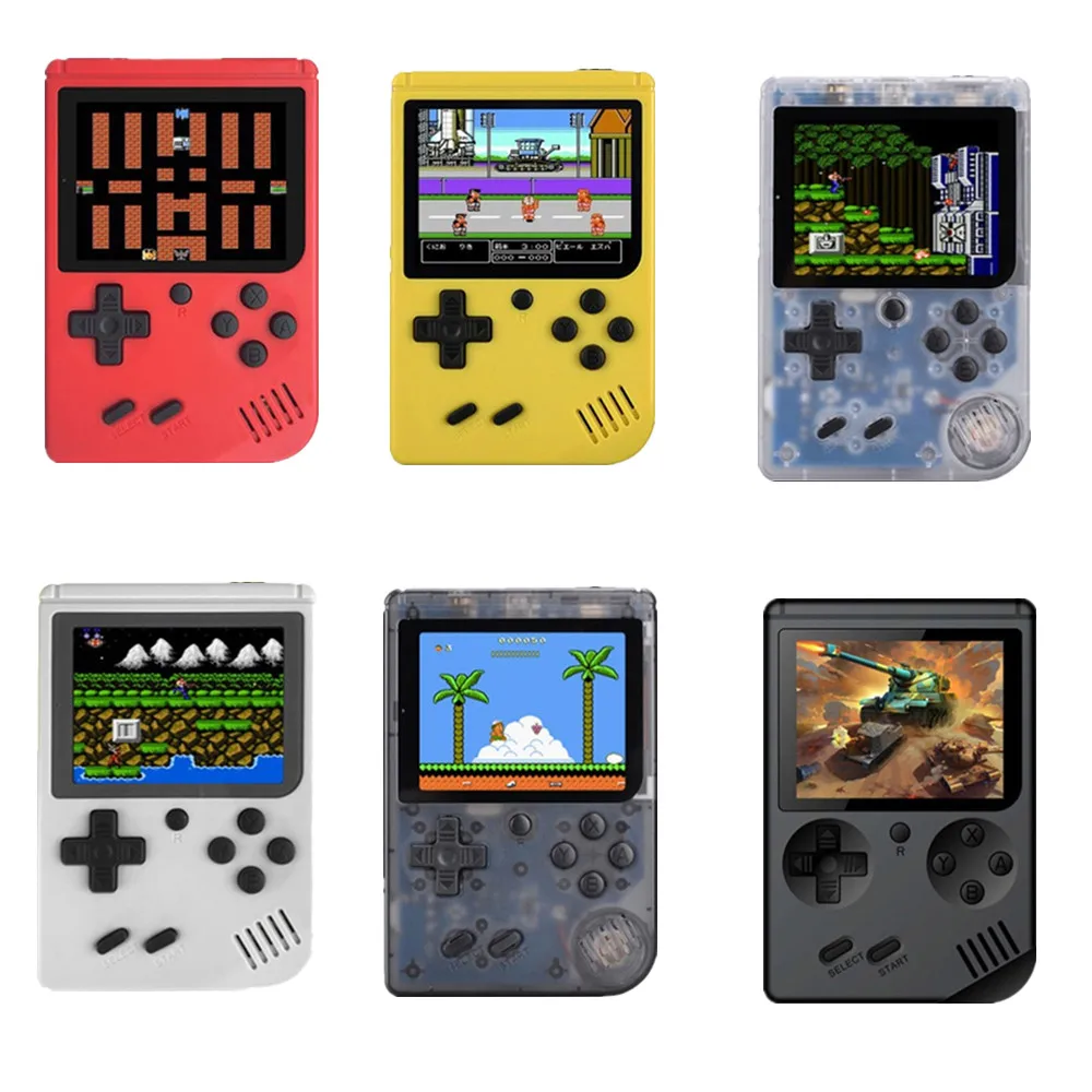 

MINI portable retro handheld game 8 bit 168 Games children boy nostalgic players video game console for Child Nostalgic Player