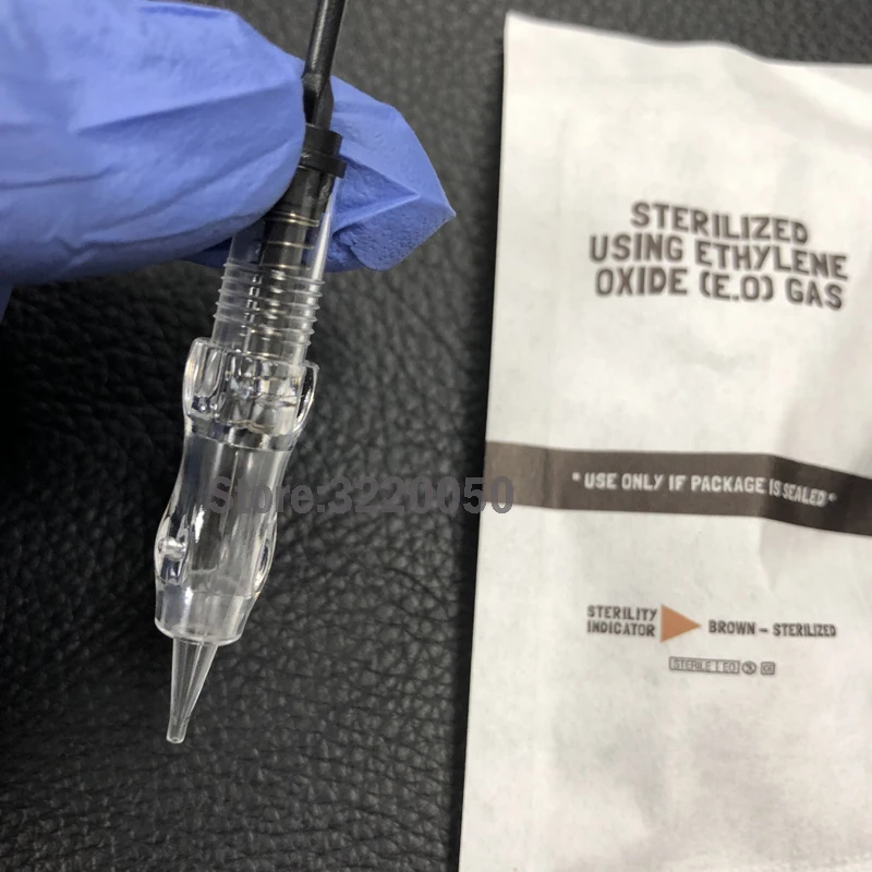 Cartuchos para Dermografo Agulhas de Tatuagem Máquina de Agulha para a Máquina Maquiagem Permanente Máquina Sobrancelha Kit Pmu Pérola Negra 50 Pcs 3 Cheap Agulhas para tatuagem