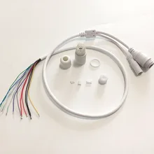 IP CCTV камера POE, сетевые WiFi HD камера модуль печатной платы видео мощности, устойчивый к погодным условиям POE кабель RJ45 Женский & DC Мужской Белый