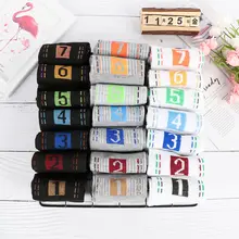 Новинка, 7 пар, высокое качество, мужские, для мальчиков, партия, повседневные, удобные, хлопковые спортивные носки, до щиколотки, с вырезом лодочкой, уникальные мужские носки