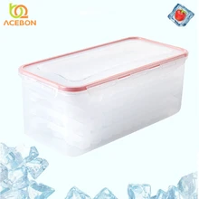 72/144 полостей лоток для льда с крышкой форма для льда квадратная форма для льда с ящиком для хранения кухонный бар питьевые инструменты