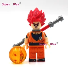 one piece Super Saiyan God Dragon Ball Kakarotto Goku building blocks lepin action model bricks Baby