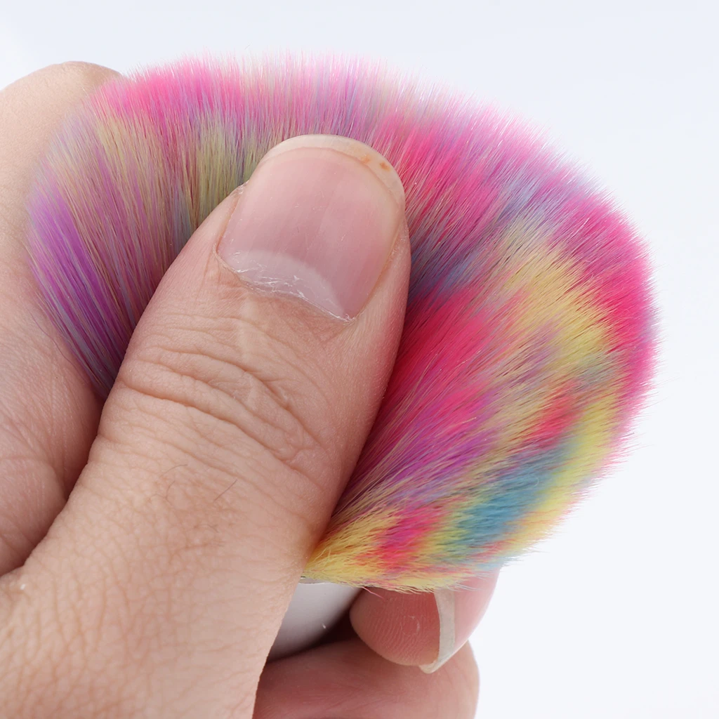 Soft Nail Arts Dust Brush Cleaner Makeup Powder Blush Brushes Hair Sweep Brush Neck Duster Barbers Hairdressing Cleaning Tool