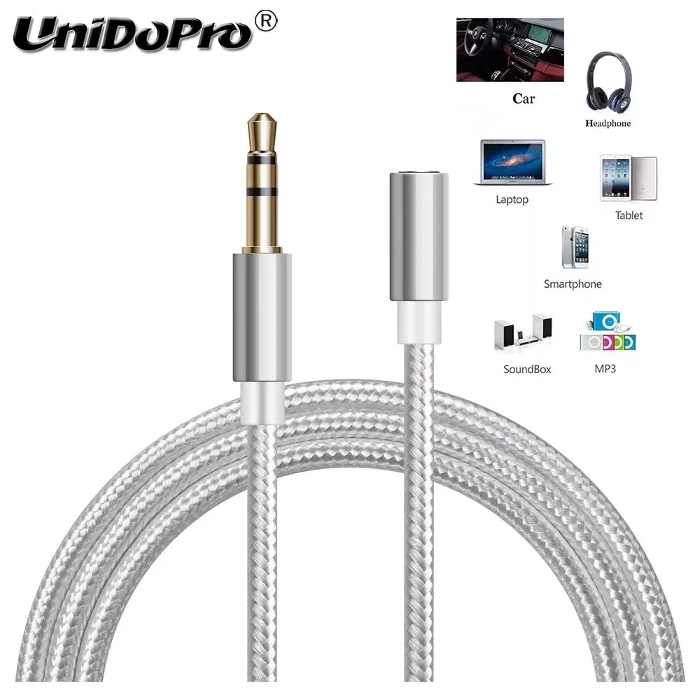 1M/3FT Jack 3 5 мм мужского и женского пола удлинитель кабель для Lenovo Zuk Edge L Z1 Z2 Pro Vibe C2 P1 P2