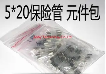 

12Types=120pcs/lot 5x20mm 0.063A-6A All sorts of small current Quick Blow Glass Tube Fuse Assorted Kit