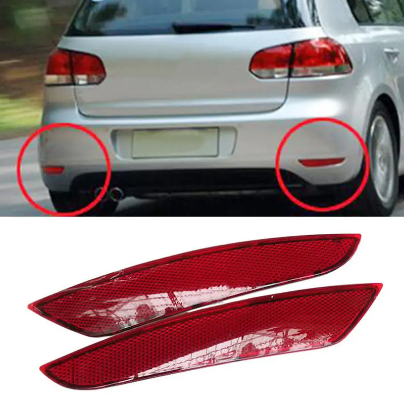 For Volkswagen Golf (MK6) TSI TDI 2010 2014 2PCS Rear Fog lamp no bulb