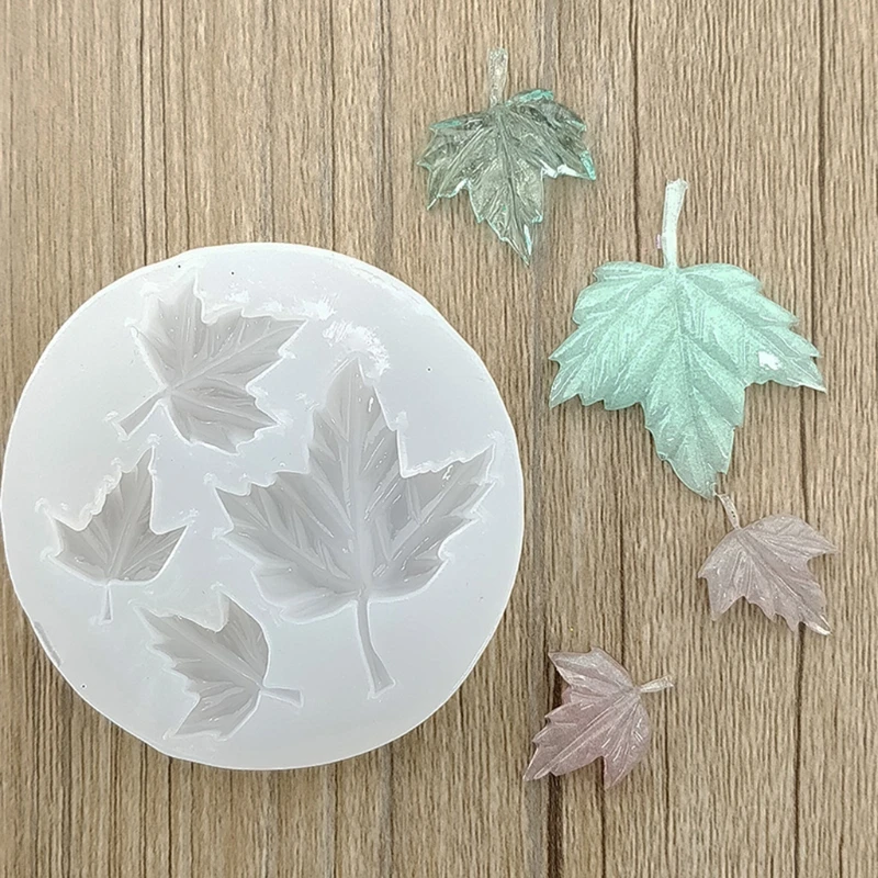 Maple Leaf DIY Silicone Mold Craft Mould Resin Necklace Jewelry Pendant Making t42 Maple Leaf DIY Silicone Mold Craft Mould Resin Necklace Jewelry Pendant Making t42