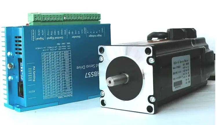 New Original Hybrid Encoder 57 closed loop hybrid servo motor set 2ph 57mm NEMA23 3NM 4A 1000line Engraving Cutting Machine New Original Hybrid Encoder 57 closed loop hybrid servo motor set 2ph 57mm NEMA23 3NM 4A 1000line Engraving Cutting Machine