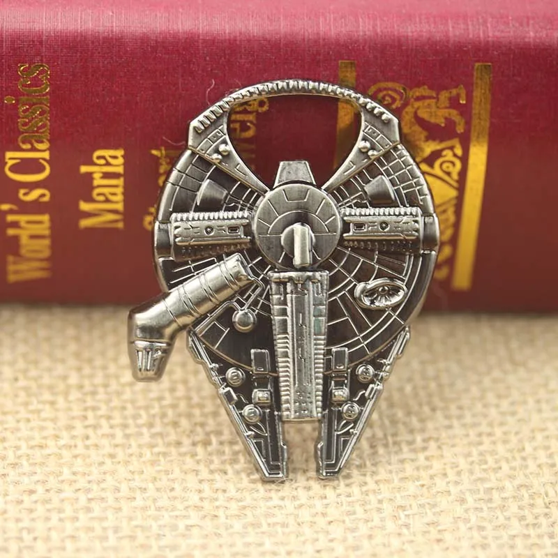 Practical Star Wars Millennium Falcon Bottle Opener Key Chain Metal