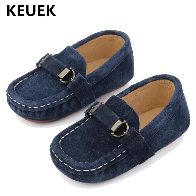 

New British style Genuine Leather Children Shoes Baby Toddler Flats Spring/Autumn Loafers Boys Leather Shoes Kids Breathable 019
