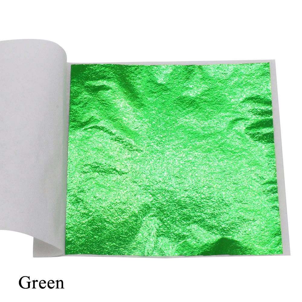 Green Foil, Taiwan alloy gold foil leaf ,gilding glue colorful sheets