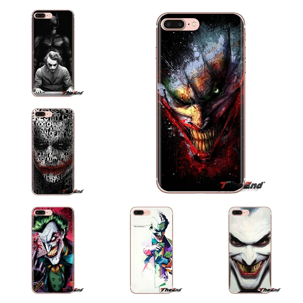 

Joker Batman The Killing Joke Face TPU Transparent Bag Case For Xiaomi Redmi 4A S2 Note 3 3S 4 4X 5 Plus 6 7 6A Pro Pocophone F1