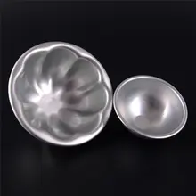 Высокое качество, 6 шт./3 комплекта, формы для бомбы для ванной, алюминиевый сплав, шар, сфера, форма для бомбы для ванны, форма для выпечки тортов, кондитерских изделий