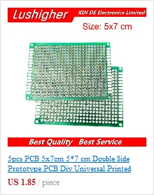 5 шт. DIY 3x7 см 3*7 Double Side Прототип PCB Diy Универсальный печатные платы