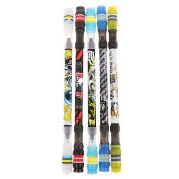 

Non Slip Coated Spinning Ballpoint Pen Rolling Finger Rotating Playing Student hyq