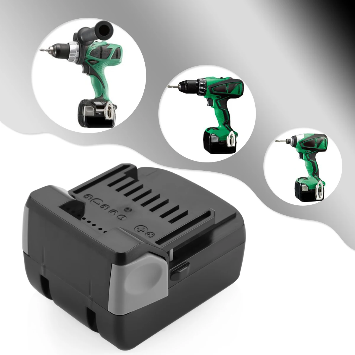 Литий ионный аккумулятор для Hitachi 18 в 4000 мАч BSL1815X BSL1830 330067 330068 330139