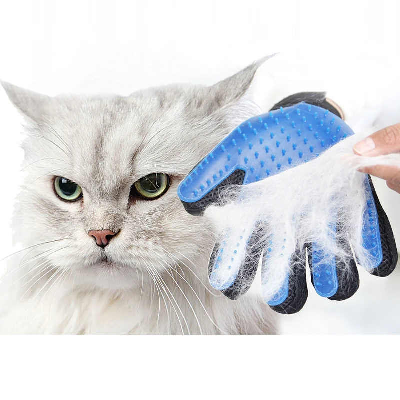 

Pet Silicone Cat Dog Grooming Glove Supply For Cats Dog Removal Hair Gloves Combs Brush For Cat Dog Cleaning Massage Glove