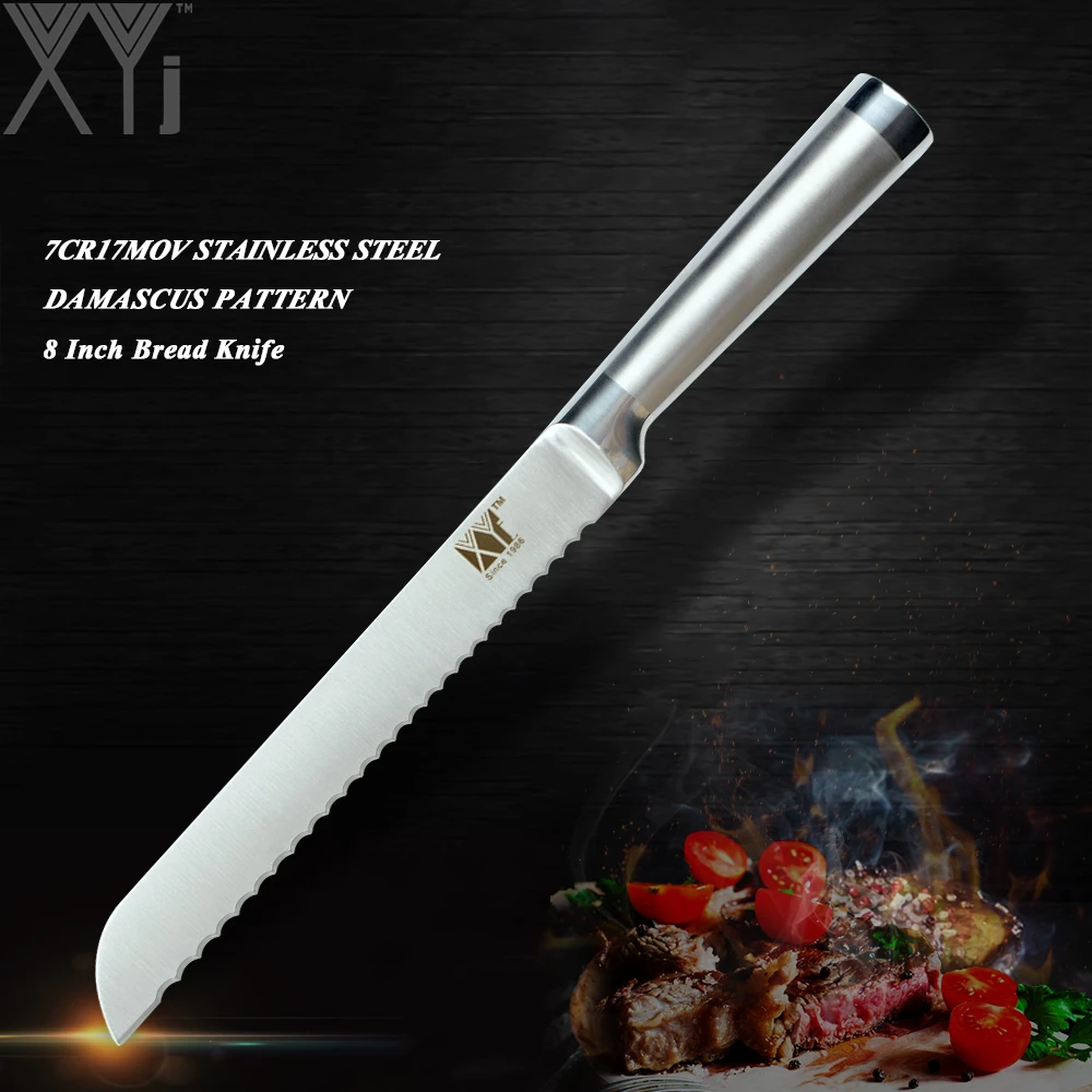 XYj Perfect Stainless Steel Kitchen Knife Set Japanese Steel Ultra Sharp Chef Knife 7Cr17mov Blade Light Weight Handle XYj Perfect Stainless Steel Kitchen Knife Set Japanese Steel Ultra Sharp Chef Knife 7Cr17mov Blade Light Weight Handle
