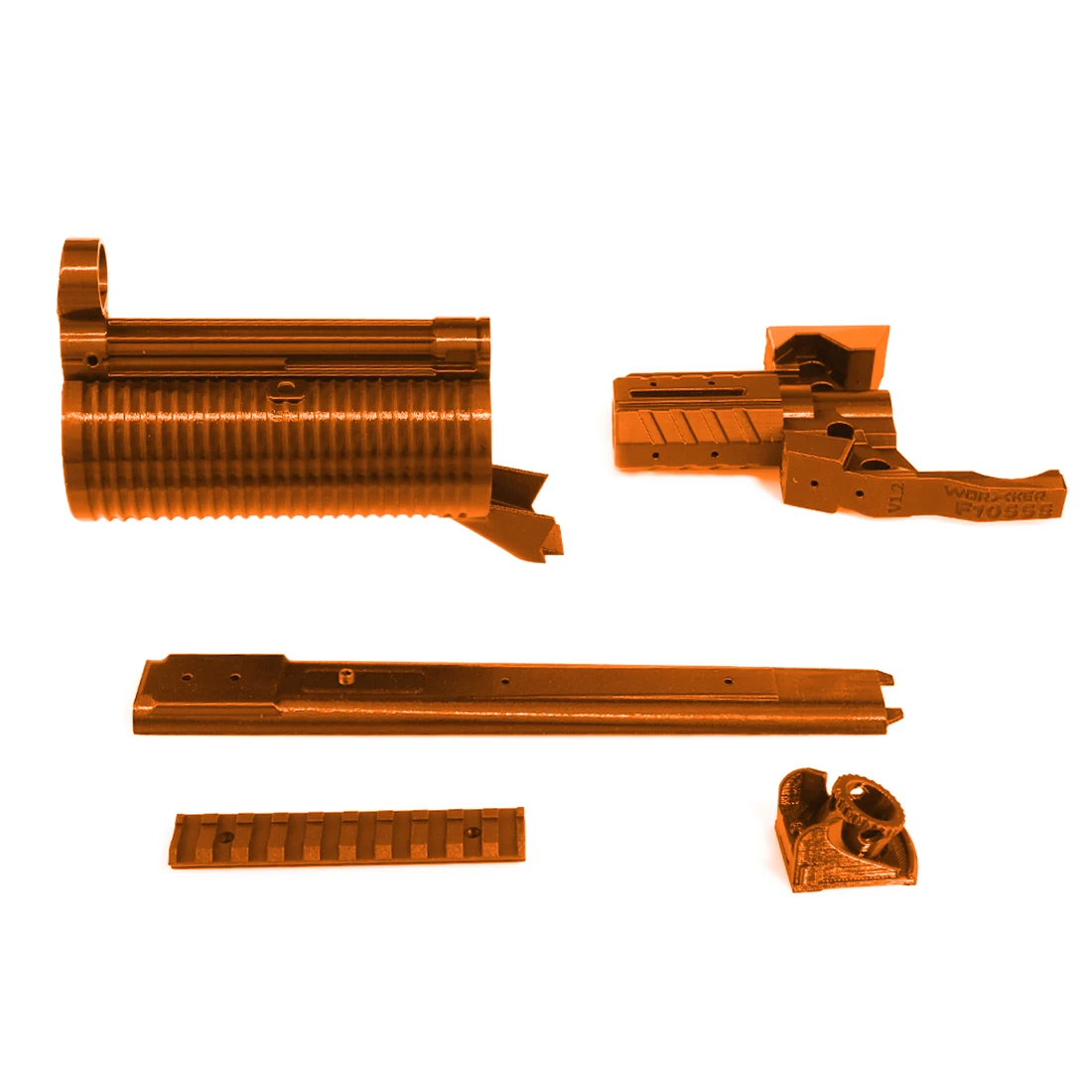 

Worker f10555 3D Printing Modularized NO.114-SD Barrel Kit for Nerf Stryfe - Orange