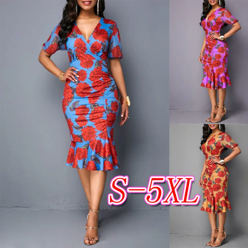 Африканская Женская одежда, Дашики, модное платье, Succunct, 2019, африканская, трандиционная печать, Дашики, платье для женщин