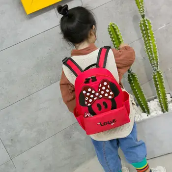 

Kids baby bag Kindergarten Backpacks Children Cartoon Mickey School Bags Minnie Backpack for girls Schoolbags Satchel Bolso Sac