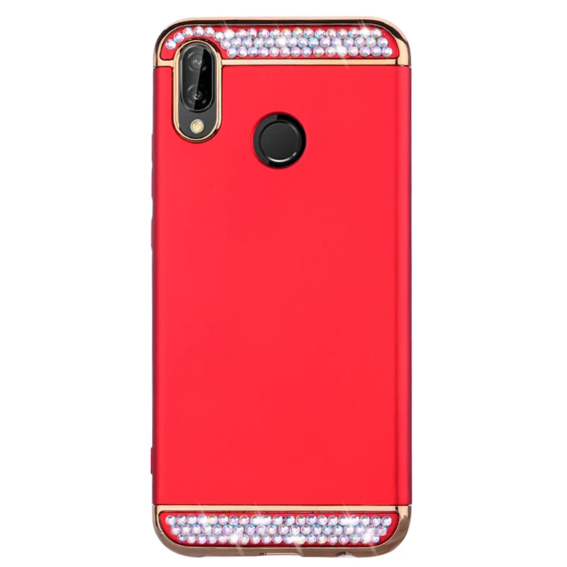 Для Samsung Galaxy A30 A20 Чехлы 3 в 1 Алмазный блестящий чехол для samsung A50 A70 A10 M10 A40 A60 A40S M20 M30