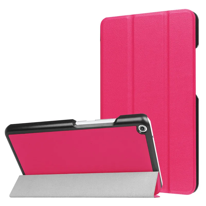 

Tri-fold Leather Stand Case Protective Shell for Lenovo TAB3 7 Plus 7703 7703x TB-7703X TB-7703F 7 inch Ultra Slim PU Leather