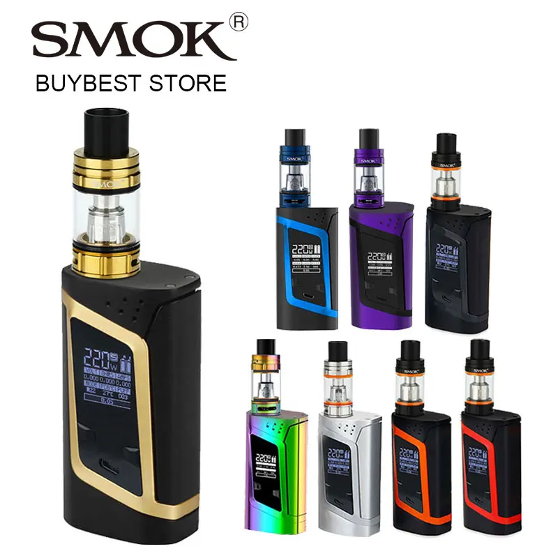 Original 220W SMOK Great e-Cigs Vape Kit with SMOK Alien TC Box MOD & TFV8 Big Baby Beast Tank 5ml Atomizer Electronic Cigarette Original 220W SMOK Great e-Cigs Vape Kit with SMOK Alien TC Box MOD & TFV8 Big Baby Beast Tank 5ml Atomizer Electronic Cigarette