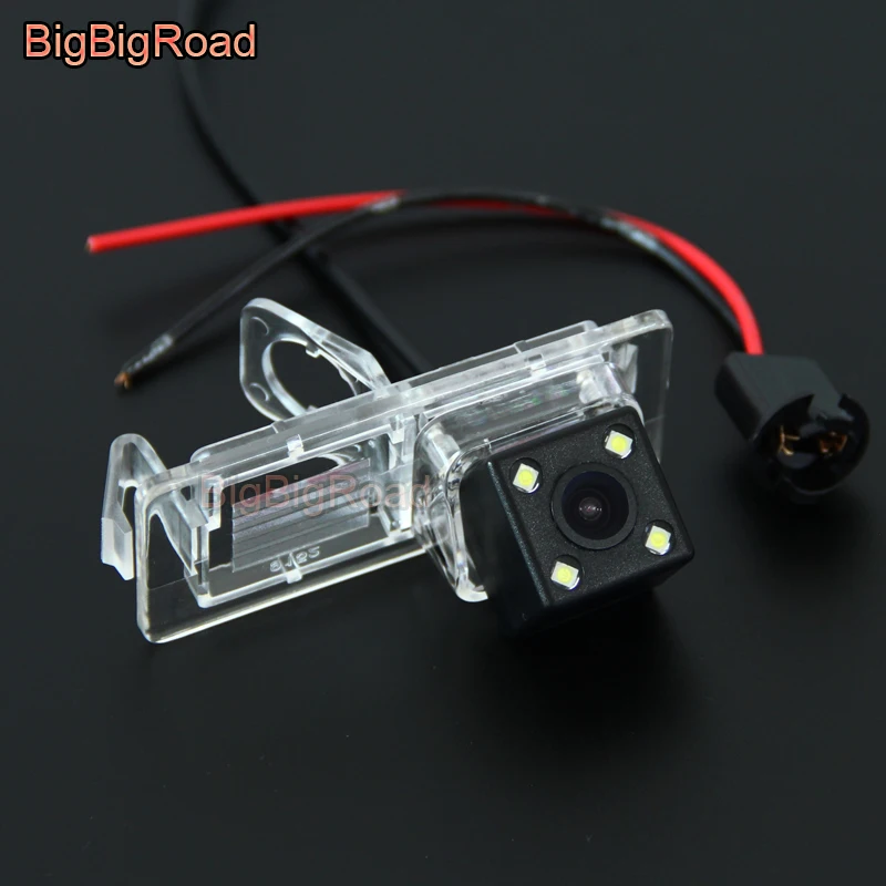 

BigBigRoad Car Rear View Camera With RCA Port Adapter 24 Pins For Renault Captur 2013 2014 2015 2016 2017 2018