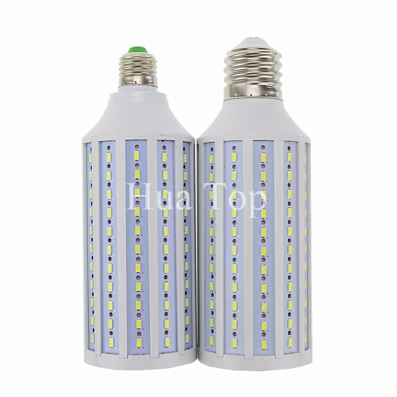 50 Вт светодиодные лампочки лампа 5730 5630 SMD E26 E27 B22 E40 165 светодиодов теплый холодный