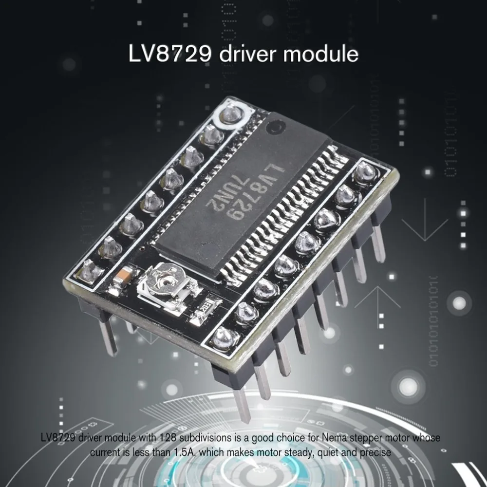 Драйвер шагового двигателя LV8729 тихий драйвер полный микрошаговый аксессуары для
