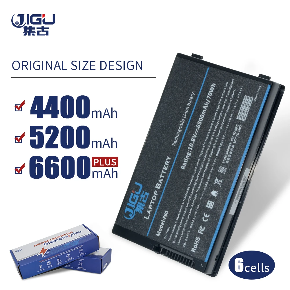 JIGU New Аккумулятор для ноутбука Asus 90 NF51B1000 NNN1B1000Y A32 F80A F83|new laptop battery|laptop batterybattery for asus |