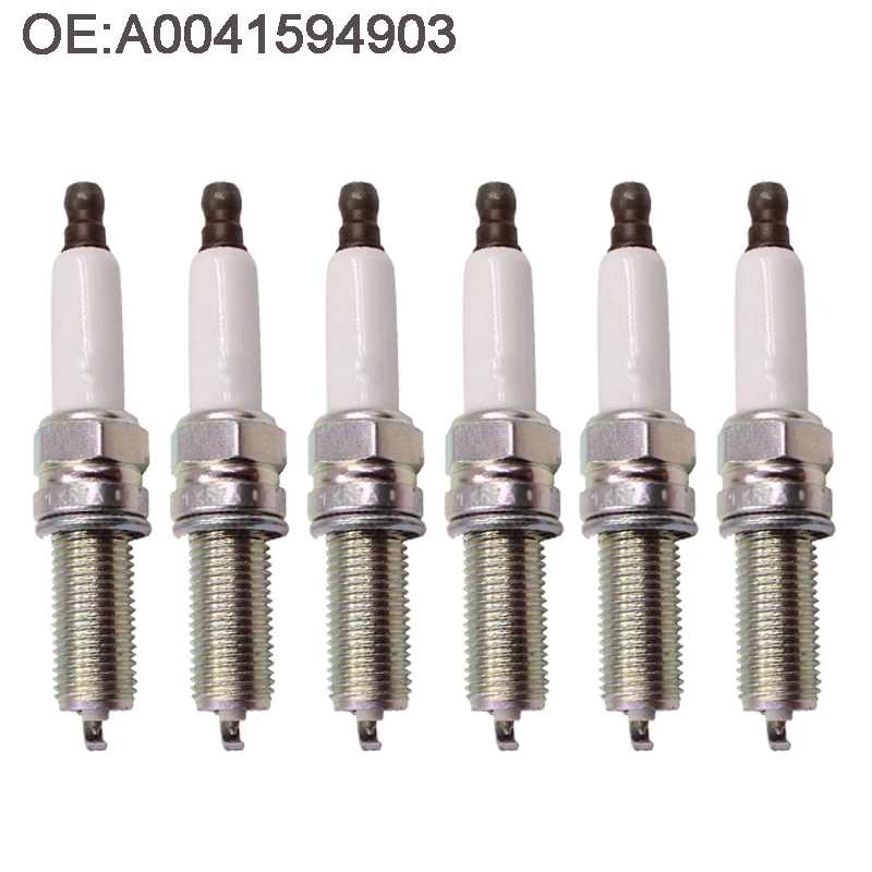 YAOPEI (6pcs/lot) Spark Plug PLKR7A A0041594903 For Mercedes Benz C250 C230K CL550 SL550 SLK250