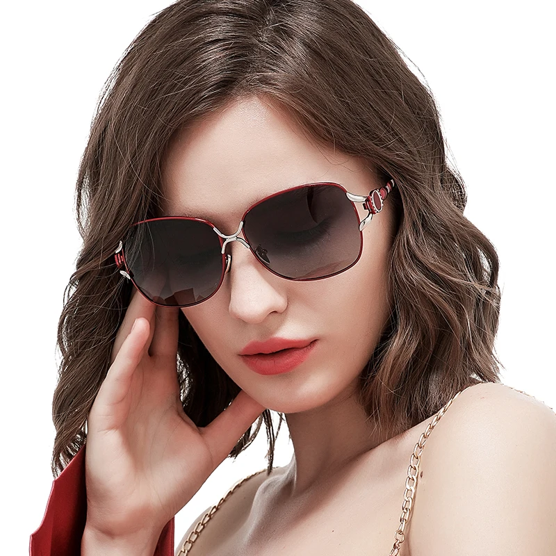 2018 Vintage Polarized Designer Hexagonal Sunglasses Women Brand
