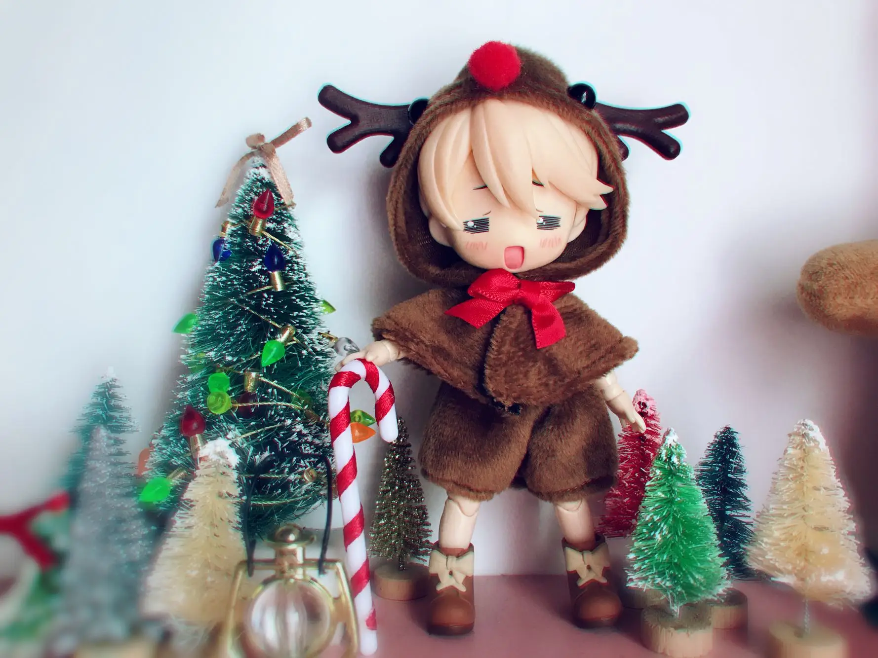 

2019 Snow deer clothe set for Obitsu11 OB11 1/12 doll OB11 Doll gsc molly available for cu-poche OB11 accessories doll